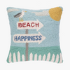 Peking Handicraft Beach Happiness Seagull Hook Pillow available at The Good Life Boutique