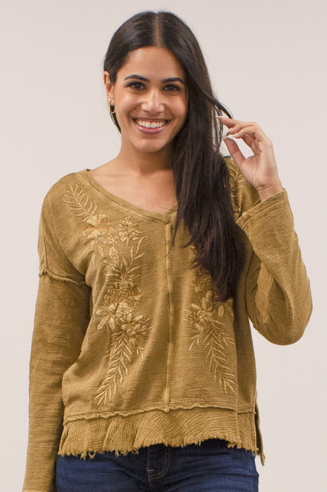 Caite - Kyla Seo Jonna Top - Cotton Gauze - Biscotti available at The Good Life Boutique