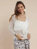 Sage The Label Starry Open Stitch Cardigan - Ivory available at The Good Life Boutique