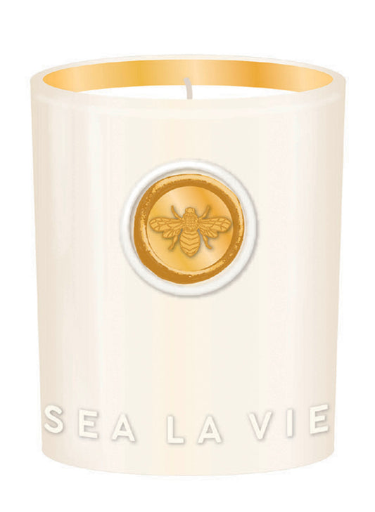 Spartina Sea La Vie Candle - Just Because/Bee available at The Good Life Boutique