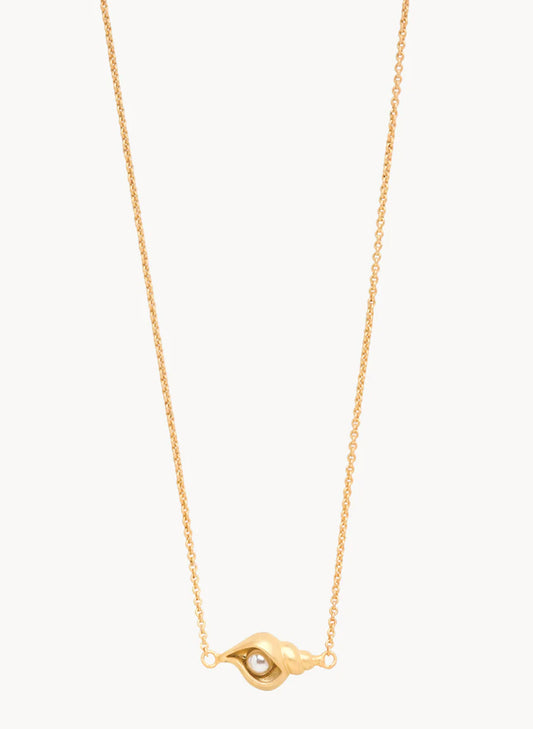 Spartina Sea La Vie Necklace 16" Listen/Shell available at The Good Life Boutique