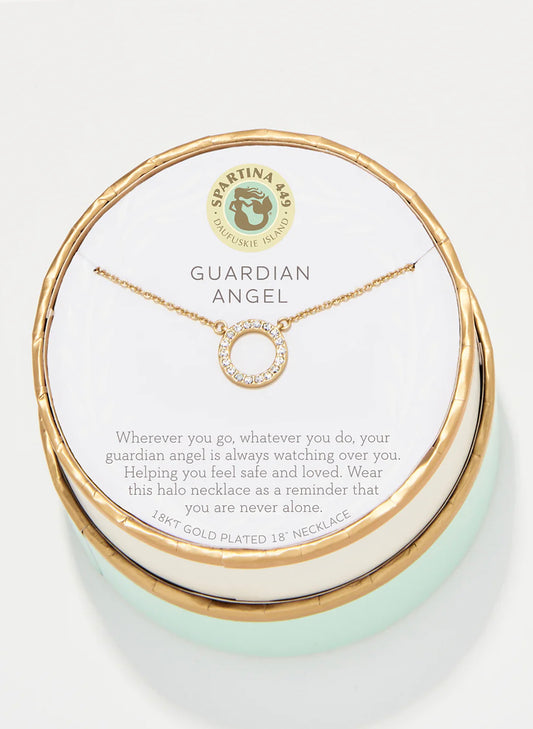 Sea La Vie Necklace 18" Guardian Angel/Halo