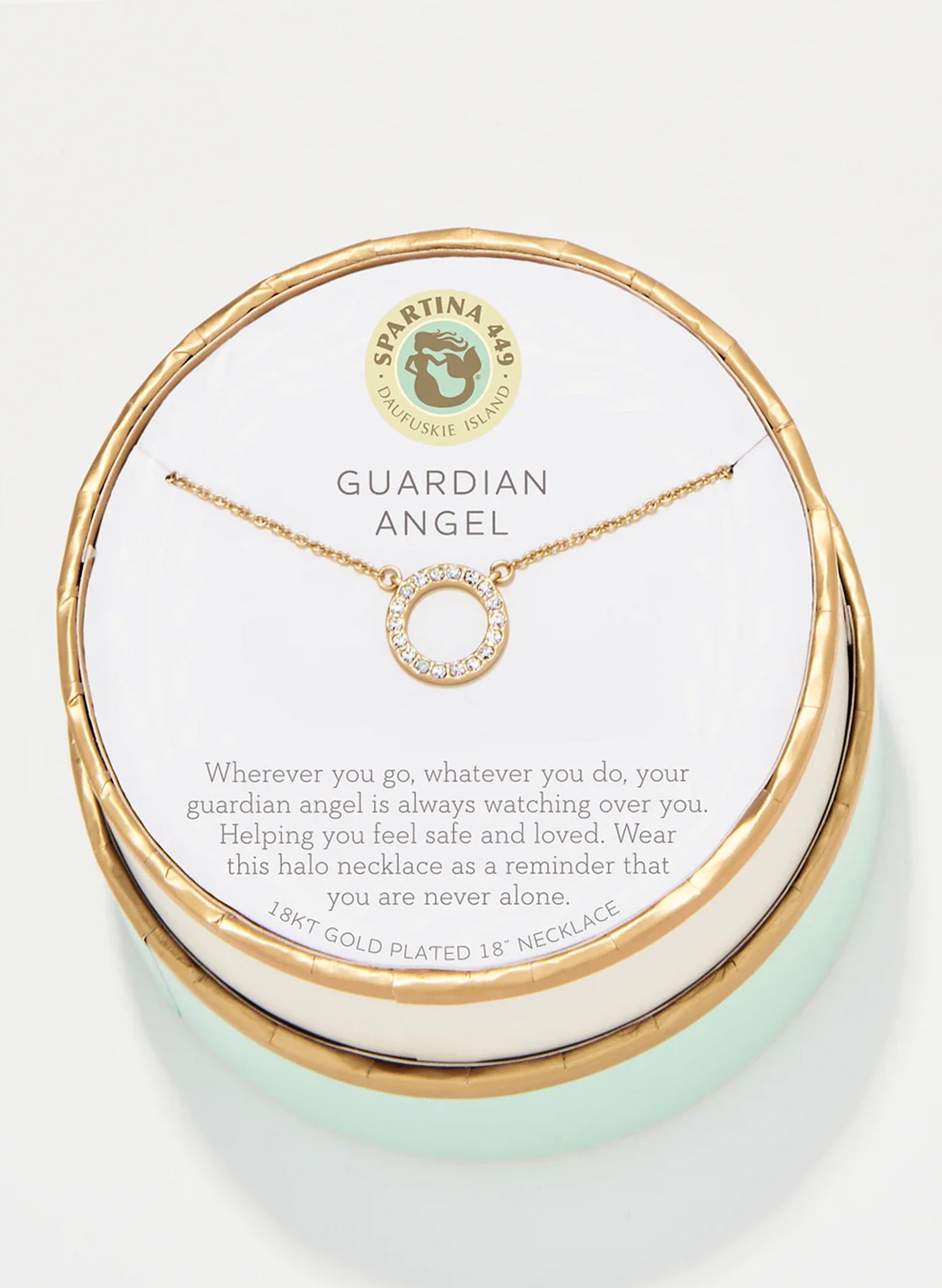 Sea La Vie Necklace 18" Guardian Angel/Halo