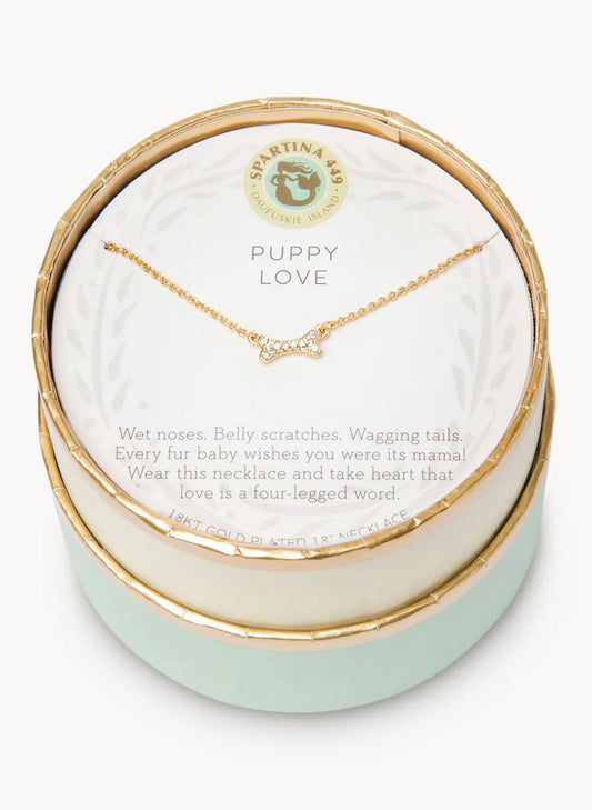 Spartina Sea La Vie Necklace 18" Puppy Love/Bone available at The Good Life Boutique