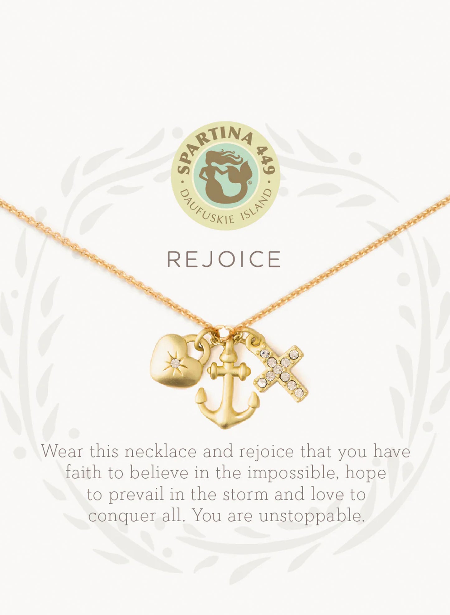 Sea La Vie Necklace 18" Rejoice/Faith Hope Love