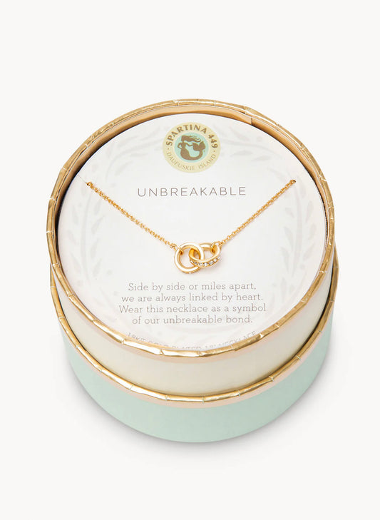 Spartina Sea La Vie Necklace 18" Unbreakable/Double Rings available at The Good Life Boutique