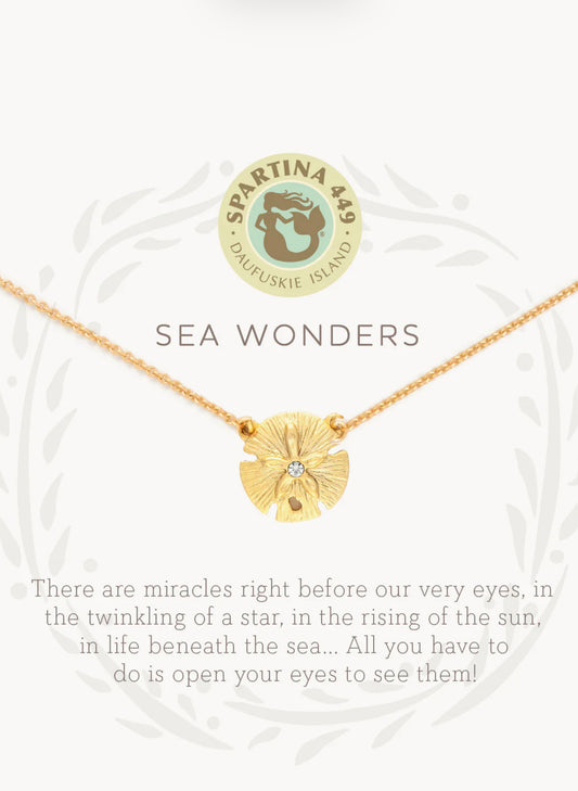 Spartina Sea La Vie Necklace 18" Sea Wonders/Sand Dollar available at The Good Life Boutique