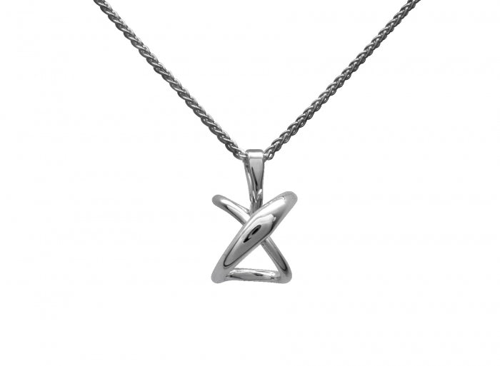 Ed Levin E.L. Designs (Formerly Ed Levin) - Secret Heart - Pendant Sterling Silver 18" available at The Good Life Boutique