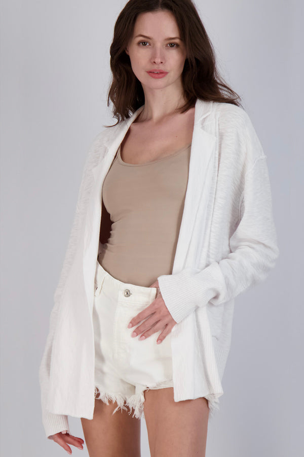 Stitchdrop Shell Shack Sweater - White available at The Good Life Boutique