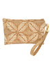 Simple Wristlet - Medium - Cream Palm
