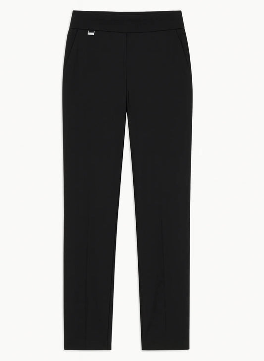 Picadilly Fashions Picadilly Slim-Leg Full-Length Pant - Black available at The Good Life Boutique