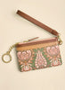 Spartina Slimcard Coinpurse - Mecer House Damask Olive