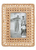 Mud Pie Small Woven Cane Frame available at The Good Life Boutique
