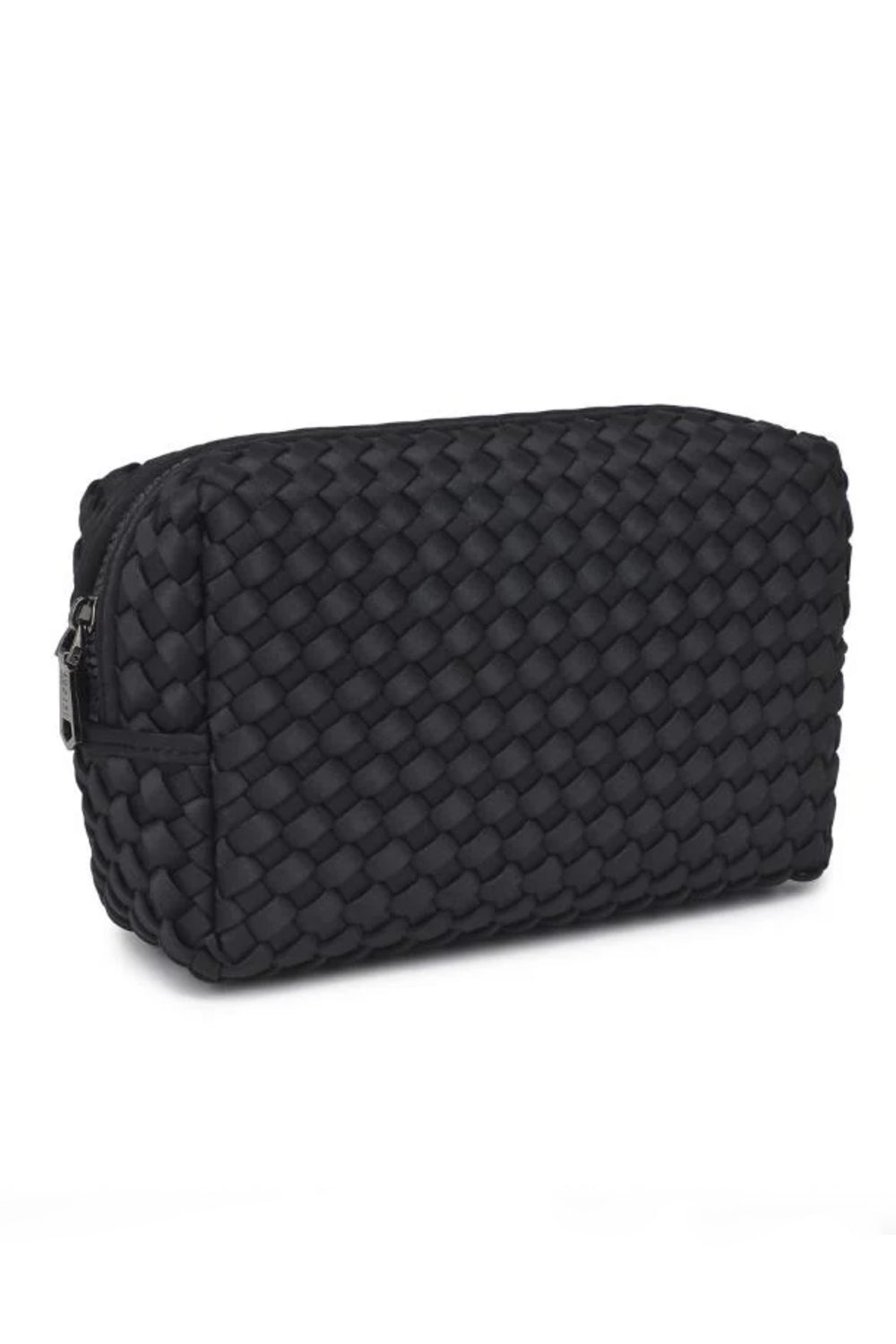 Sol & Selene - Altitude - Woven Neoprene Cosmetic Pouch - Black