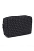Sol & Selene - Altitude - Woven Neoprene Cosmetic Pouch - Black
