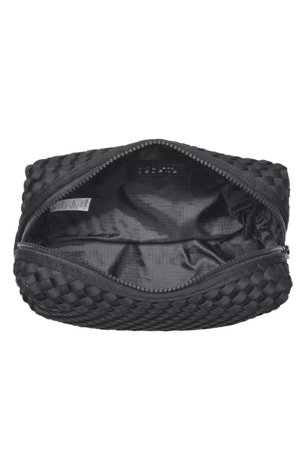 Sol & Selene - Altitude - Woven Neoprene Cosmetic Pouch - Black