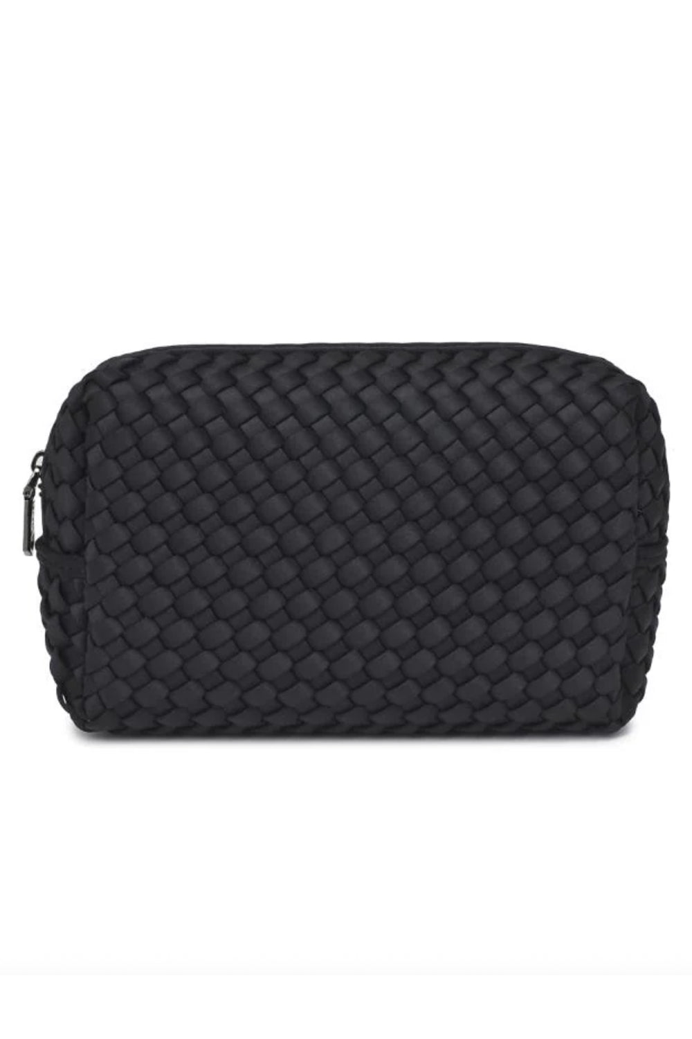 Sol & Selene - Altitude - Woven Neoprene Cosmetic Pouch - Black