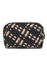 Sol & Selene - Altitude - Woven Neoprene Cosmetic Pouch - Black Nude