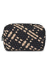 Sol & Selene - Altitude - Woven Neoprene Cosmetic Pouch - Black Nude