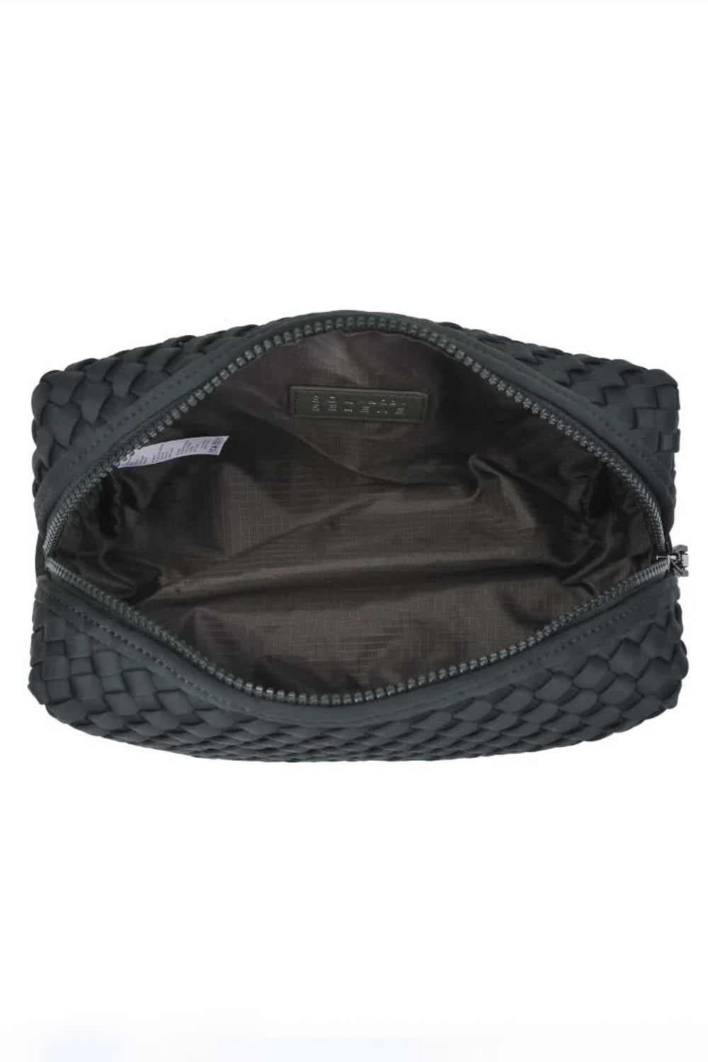 Sol & Selene Sol & Selene - Altitude - Woven Neoprene Cosmetic Pouch - Olive available at The Good Life Boutique