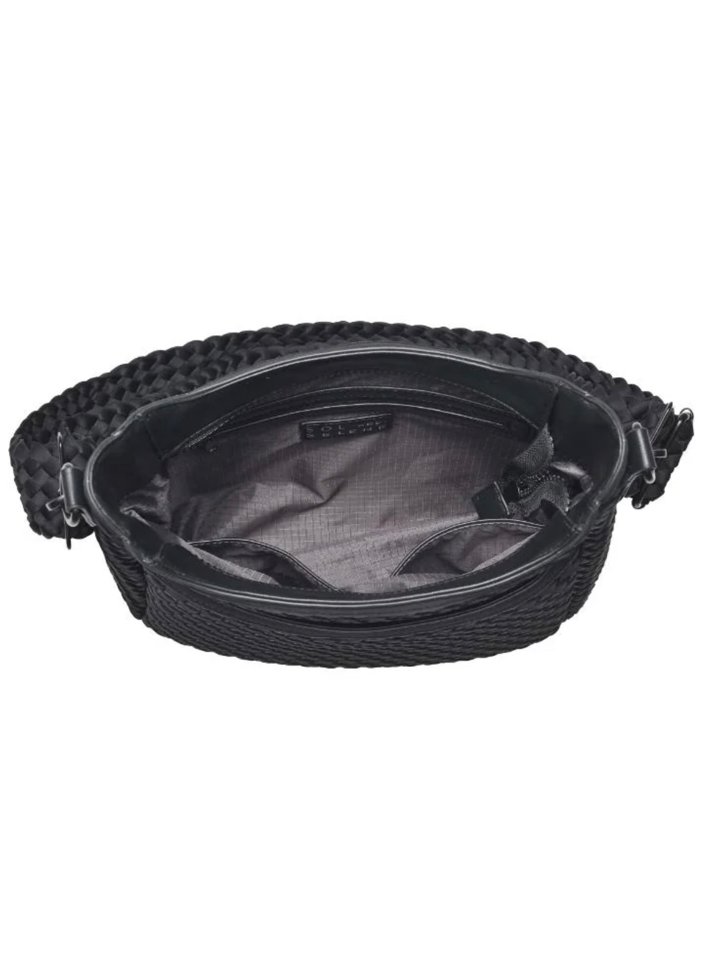 Sol & Selene Sol & Selene - Kismet - Woven Neoprene Crossbody - Black available at The Good Life Boutique