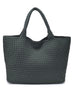Sol & Selene Sol & Selene - Sky's The Limit - Large Woven Neoprene Tote - Olive available at The Good Life Boutique