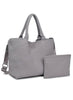 Sol & Selene Sol & Selene - Sky's The Limit - Medium Tote - Fog available at The Good Life Boutique