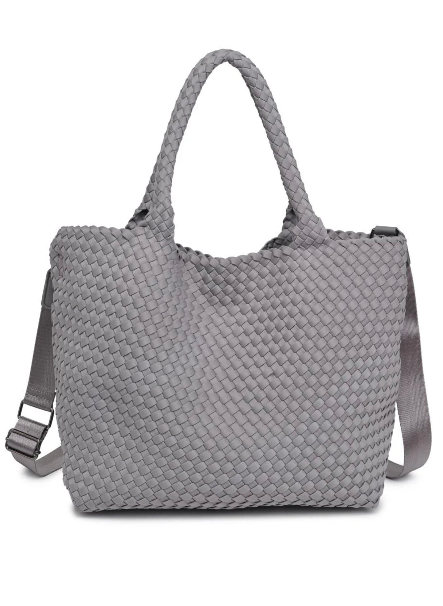 Sol & Selene Sol & Selene - Sky's The Limit - Medium Tote - Fog available at The Good Life Boutique