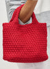 Sol & Selene Sol & Selene - Sky's The Limit - Small Laced Up Eco-Edition Crossbody - Red available at The Good Life Boutique