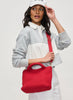 Sol & Selene Sol & Selene - Sky's The Limit - Small Laced Up Eco-Edition Crossbody - Red available at The Good Life Boutique
