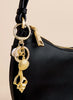 Spiral Shell Keychain Gold