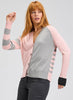 Zaket & Plover Zaket & Plover - Split Cardi - Powder available at The Good Life Boutique