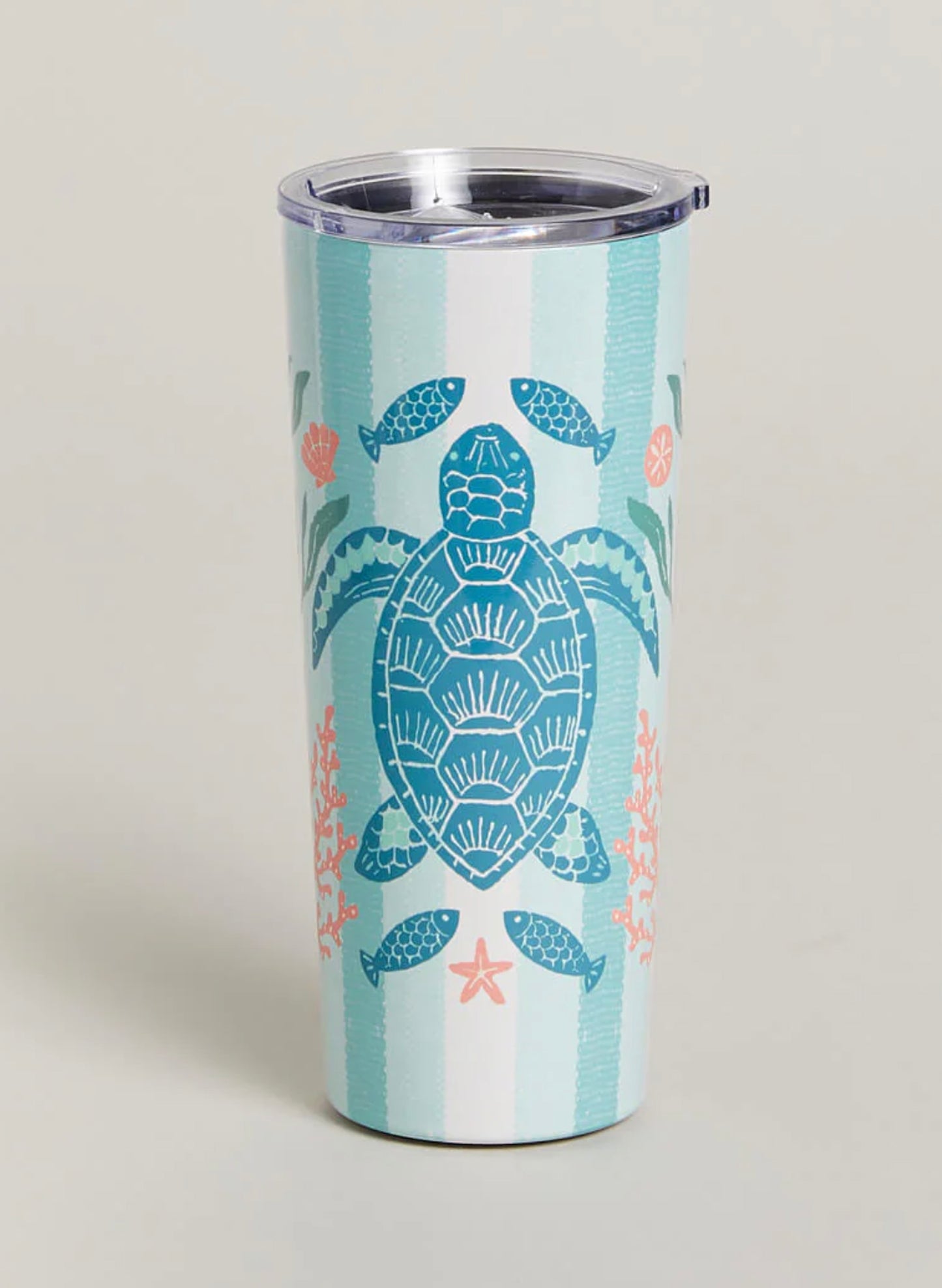 Spartina Stainless Steel Drink Tumbler 22 oz. Sea Turtle available at The Good Life Boutique