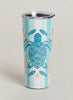 Spartina Stainless Steel Drink Tumbler 22 oz. Sea Turtle available at The Good Life Boutique