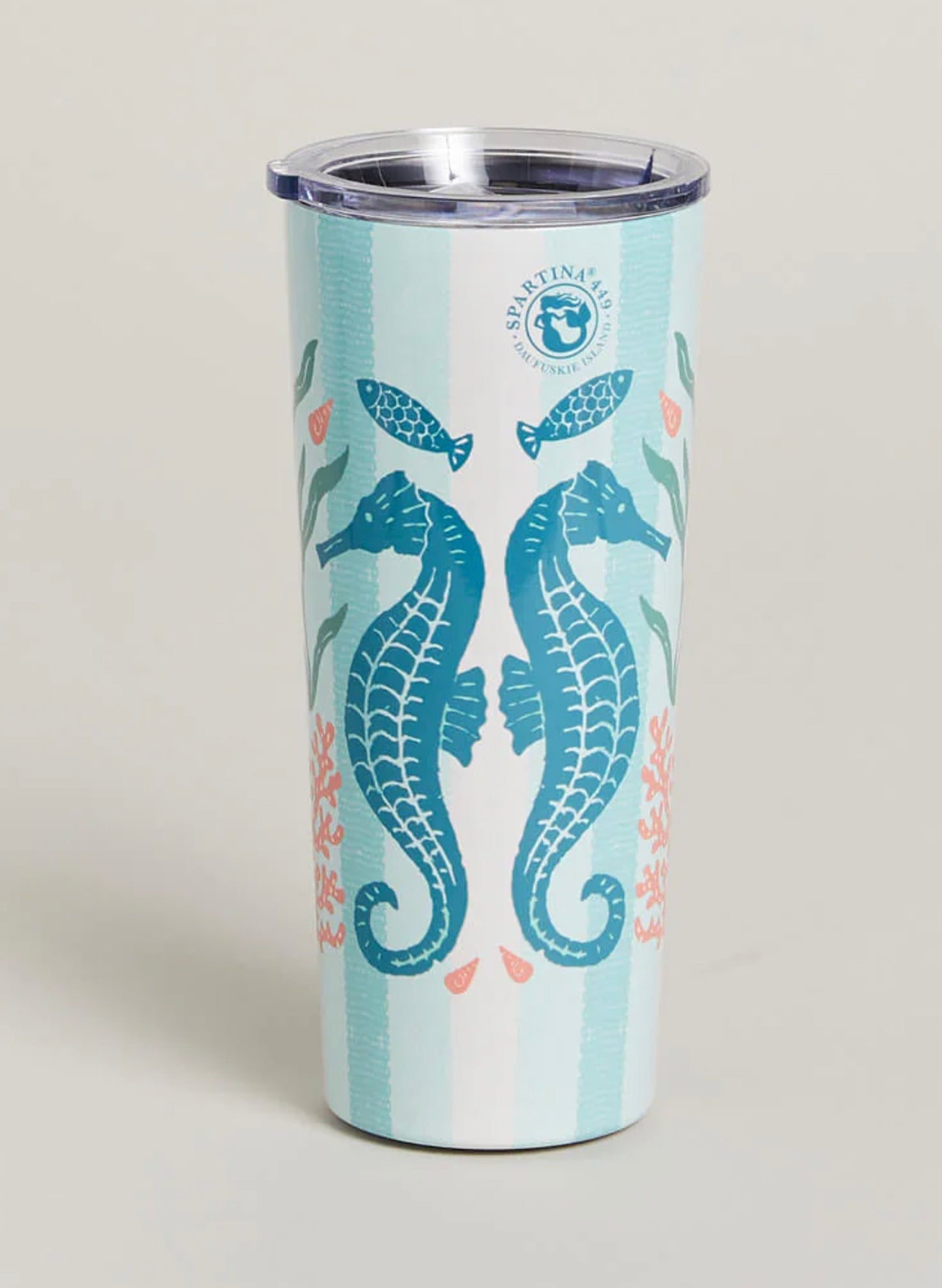 Spartina Stainless Steel Drink Tumbler 22 oz. Sea Turtle available at The Good Life Boutique