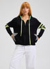 Zaket & Plover Zaket & Plover - Star Hoodie - Black available at The Good Life Boutique