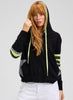 Zaket & Plover Zaket & Plover - Star Hoodie - Black available at The Good Life Boutique