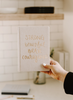 Sweet Water Decor Strong Beautiful Brave Courageous Fabric Journal available at The Good Life Boutique