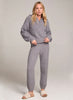 Saltwater Luxe Sweater Pant - Heather Grey available at The Good Life Boutique