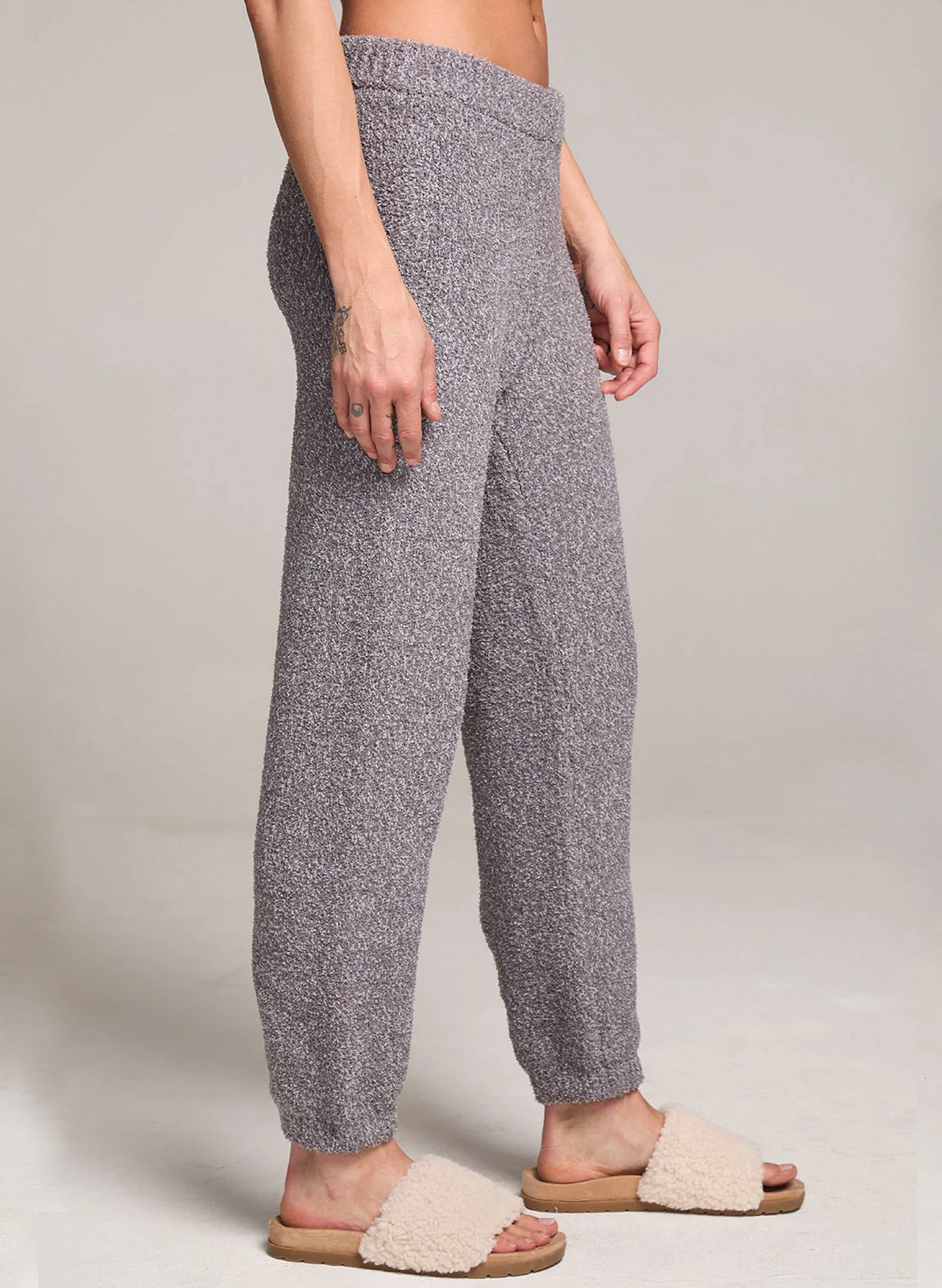 Saltwater Luxe Sweater Pant - Heather Grey available at The Good Life Boutique