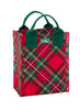 Swig - Christmas Plaid Reusable Gift Bag- (Mini)