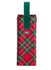 Swig - Christmas Plaid Reusable Gift Bag- (Wine)