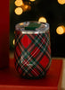 Swig Life Swig - Christmas Plaid Stemless Wine Cup 12oz available at The Good Life Boutique