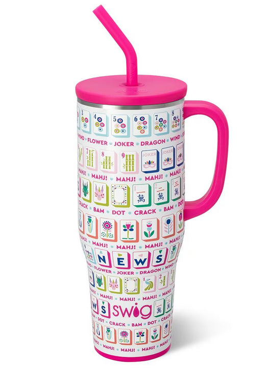 Swig Life Swig - Mahjong Mega Mug 40oz available at The Good Life Boutique