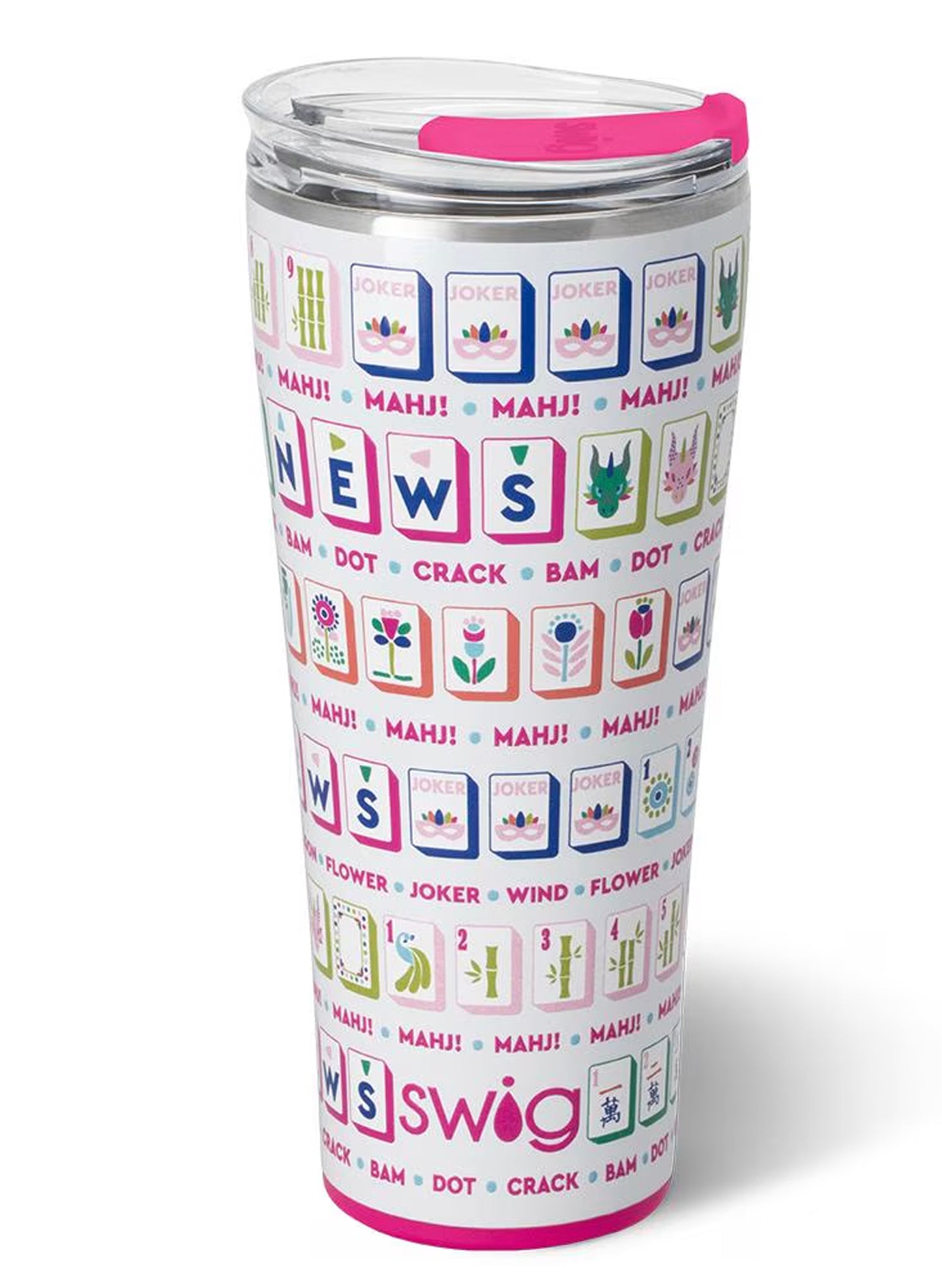 Swig Life Swig - Mahjong Tumbler 32oz available at The Good Life Boutique