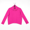 Clara Sunwoo Clara Sunwoo - Cozy Turtle Neck Sweater W/Tipped Hem - Hot Pink available at The Good Life Boutique