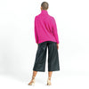 Clara Sunwoo Clara Sunwoo - Cozy Turtle Neck Sweater W/Tipped Hem - Hot Pink available at The Good Life Boutique