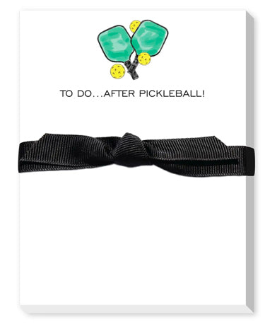 Donovan Designs To Do After PickleBall Mini Notepad available at The Good Life Boutique