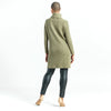 Clara Sunwoo Clara Sunwoo - Ribbed Turtleneck Tunic Sweater - Olive available at The Good Life Boutique