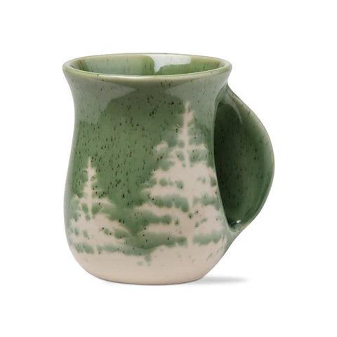 Tag Forest Handwarmer Mug - Green available at The Good Life Boutique